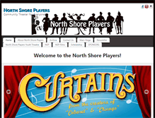 Tablet Screenshot of northshoreplayers.org